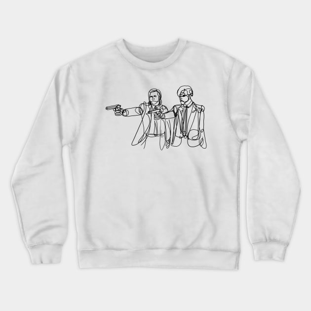 Vincent and Jules Crewneck Sweatshirt by RageInkAge